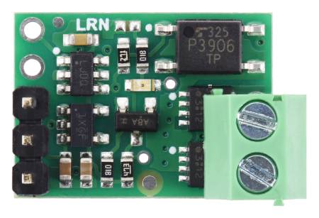 RC Switch with Isolated Solid State Relay SPST - 30V 10A - Soldered Connectors - Pololu 5424