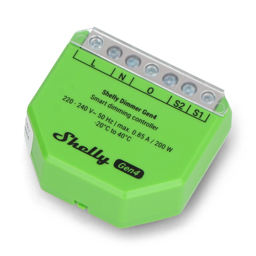 Shelly Dimmer Gen4 - Smart Light Dimmer WiFi / Bluetooth / ZigBee / Matter
