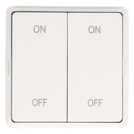 Remote control - dual-channel kinetic button - RF 2.4 GHz for RTX modules - RTX RFR2K